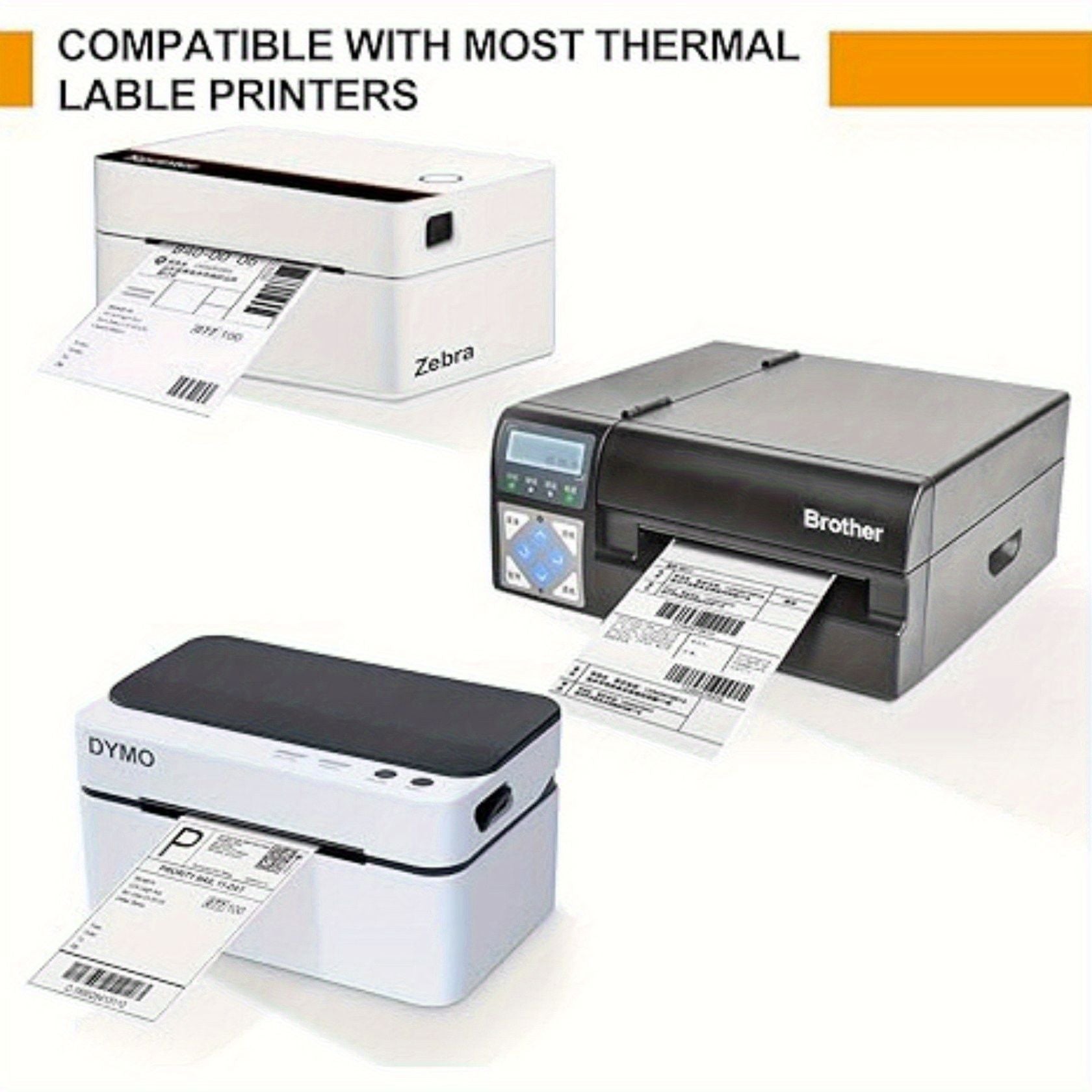 Thermal Paper 500/1000/1500 /2000/2500/3000/3500/4000 sheets of 4 ''x6' 'thermal label paper white shipping labels, used for thermal label printers, logistics labels 100x150mm - Discount Msrp 