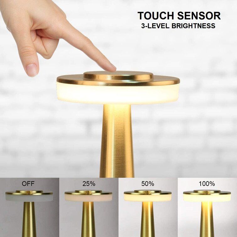 Touch Portable Cordless Desk Lamp; Table Lamp with Touch Sensor; Built-in USB Battery Port; Bedroom Bedside Light; Bar Mood Light; Dining Table - Discount Msrp 