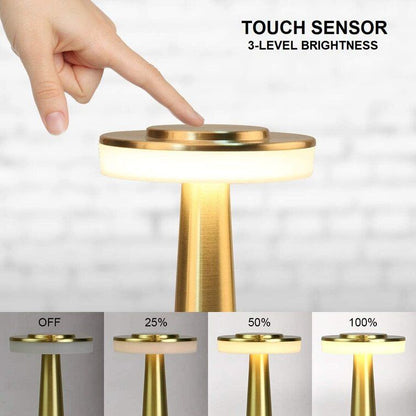 Touch Portable Cordless Desk Lamp; Table Lamp with Touch Sensor; Built-in USB Battery Port; Bedroom Bedside Light; Bar Mood Light; Dining Table - Discount Msrp 