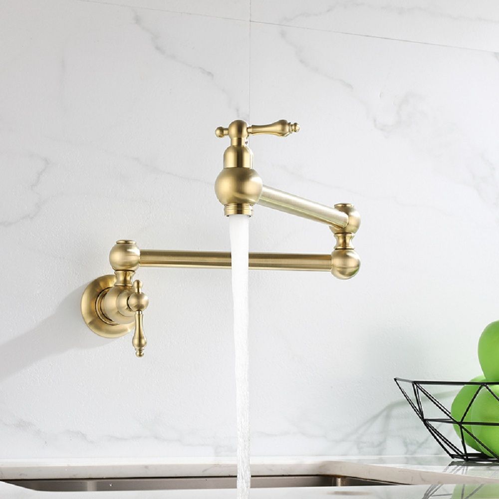 Folding faucet Pot Filler Faucet Wall Mount RT - Discount Msrp 