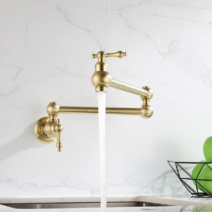 Folding faucet Pot Filler Faucet Wall Mount RT - Discount Msrp 