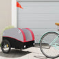 Bike Trailer Black and Red 99.2 lb Iron - Discount Msrp 
