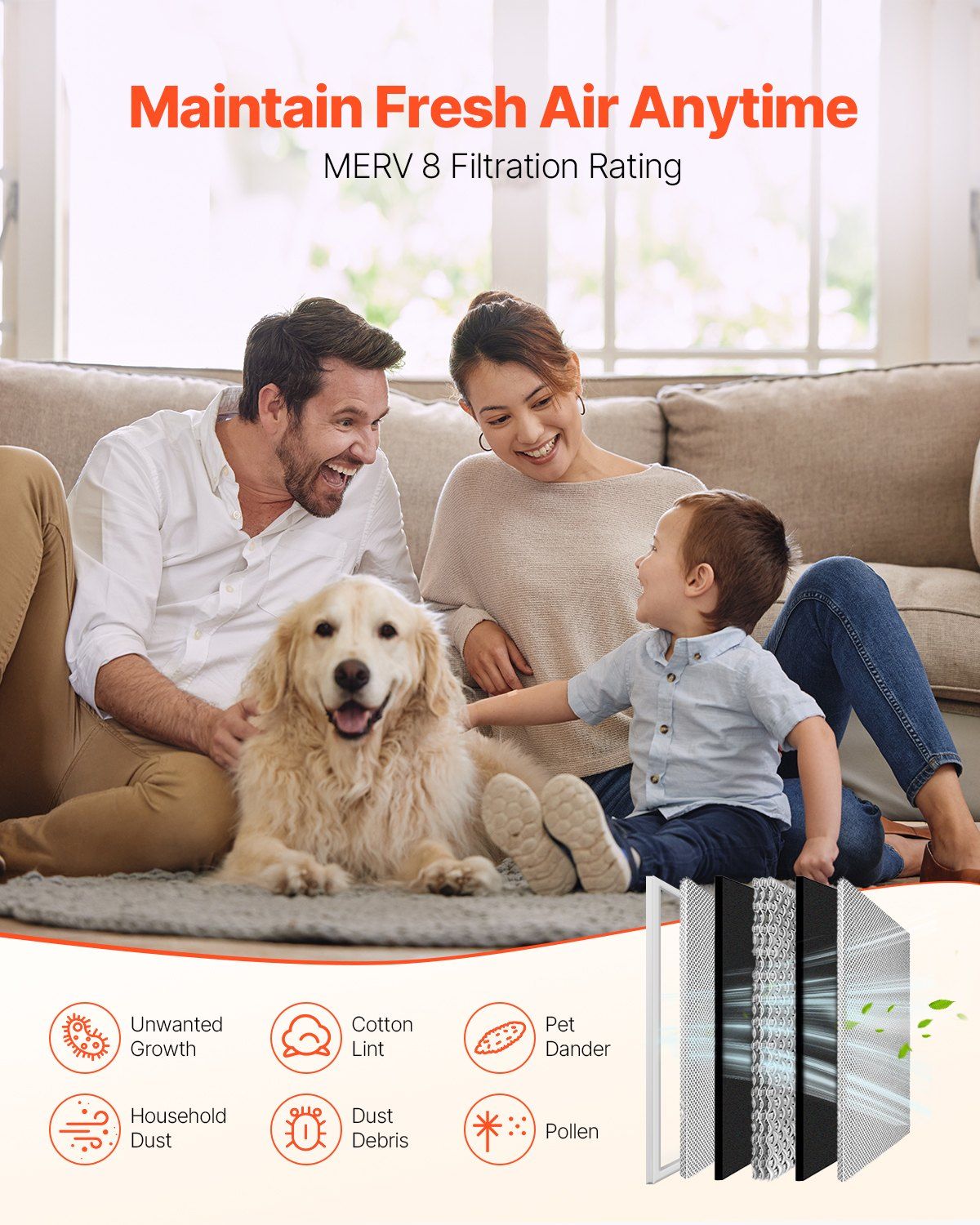 20x25x1 Aluminum Electrostatic Air Filter MERV 8 Actual 19.75x24.65x0.82 - Discount Msrp 