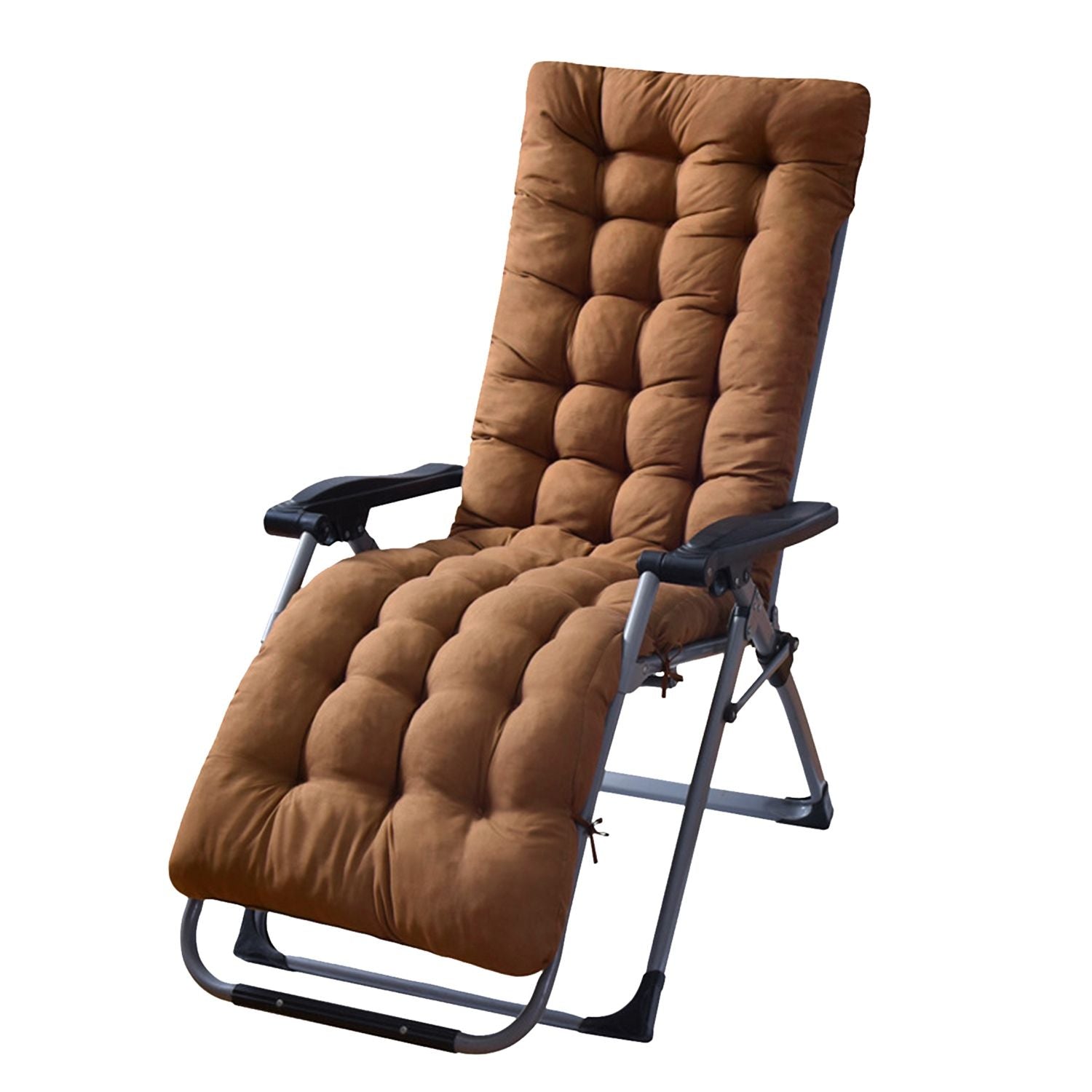 67x22in Chaise Lounger Cushion Recliner Rocking Chair Sofa Mat Deck Chair Cushion - Discount Msrp 