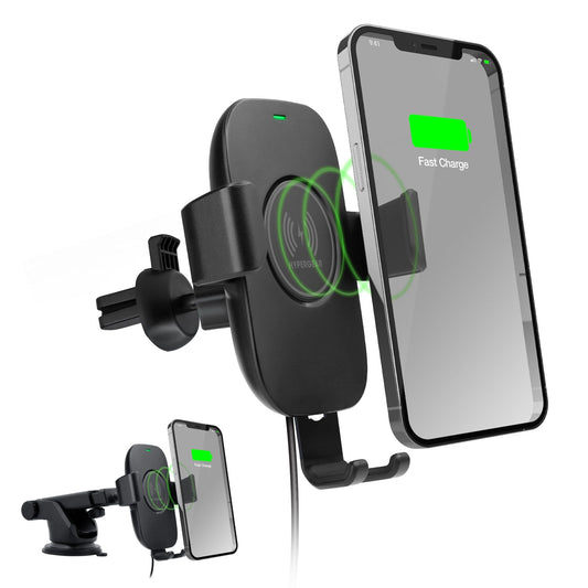 HyperGear Gravity 15W Wireless Fast Charge Mount - Discount Msrp 