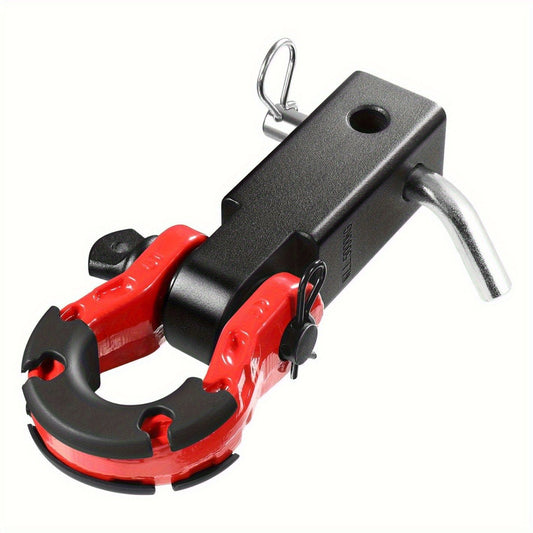 65, 900 lbs Heavy-Duty Trailer Shackle D-Ring Hitch Receiver - Ultra-Strong Recovery Gear for Trucks & Jeeps DIY - Discount Msrp 
