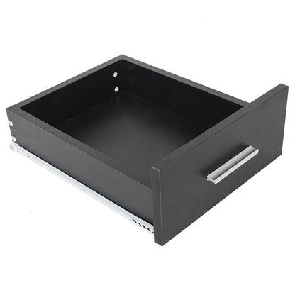 High-quality Integrated Melamine Board Computer Desk with Drawer Black RT - Discount Msrp 