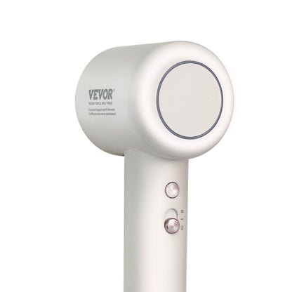 VEVOR High-Speed Hair Dryer with 102,000RPM Brushless Motor, 200 Million Negative Ions Hair Blow Dryer, 3-Color Temp LED Lights & 2 Speeds, Lightweight Hairdryer with Diffuser & Nozzle for Home Travel - Discount Msrp 