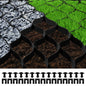 VEVOR Ground Grid, 1885 lbs per Sq Ft Load Geo Grid, 2" Depth Permeable Stabilization System for DIY Patio, Walkway, Shed Base, Light Vehicle Driveway, Parking Lot, Grass, and Gravel - Discount Msrp 