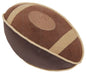 Pet Life 'Pugskin' Durable Oxford Nylon and Mesh Plush Squeaky Football Dog Toy - Discount Msrp 