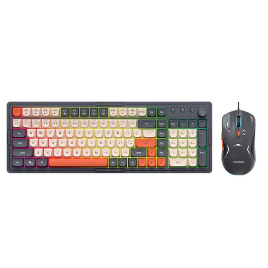 Wired luminous keyboard and mouse Q908 gaming mechanical feel game luminous suspended keyboard and mouse set - Discount Msrp 