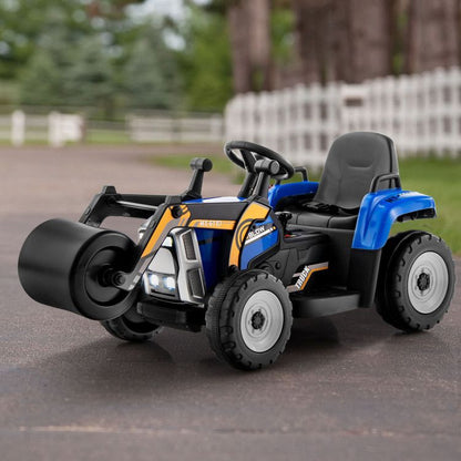 12V Kids Ride on Road Roller with 2.4G Remote Control - Discount Msrp 