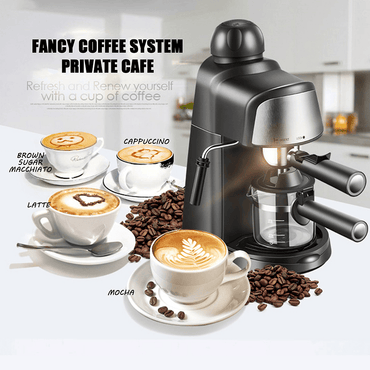 PSCM6810 3.5bar Steam Epresso Machine 4 cup Epresso Machine Epresso cappuccino coffee home compact espresso machine - Discount Msrp 