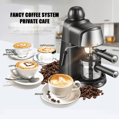 PSCM6810 3.5bar Steam Epresso Machine 4 cup Epresso Machine Epresso cappuccino coffee home compact espresso machine - Discount Msrp 