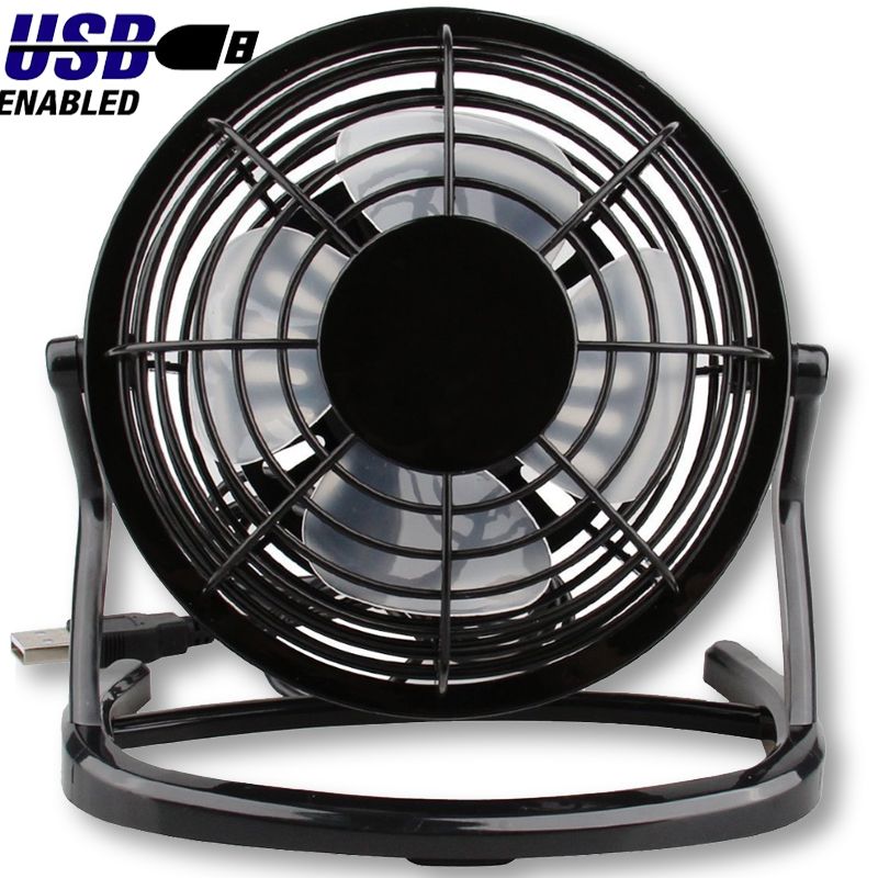 USB Silent Fan Desk Cooler for Laptop Notebook Desktop PC Ofiice Summer Cooling Fan 4 Blades Rotatable USB Mini desk Fans Socket - Discount Msrp 