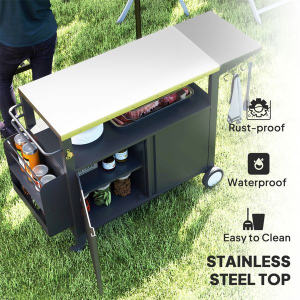 Camping Cart, Grill Cart - Discount Msrp 