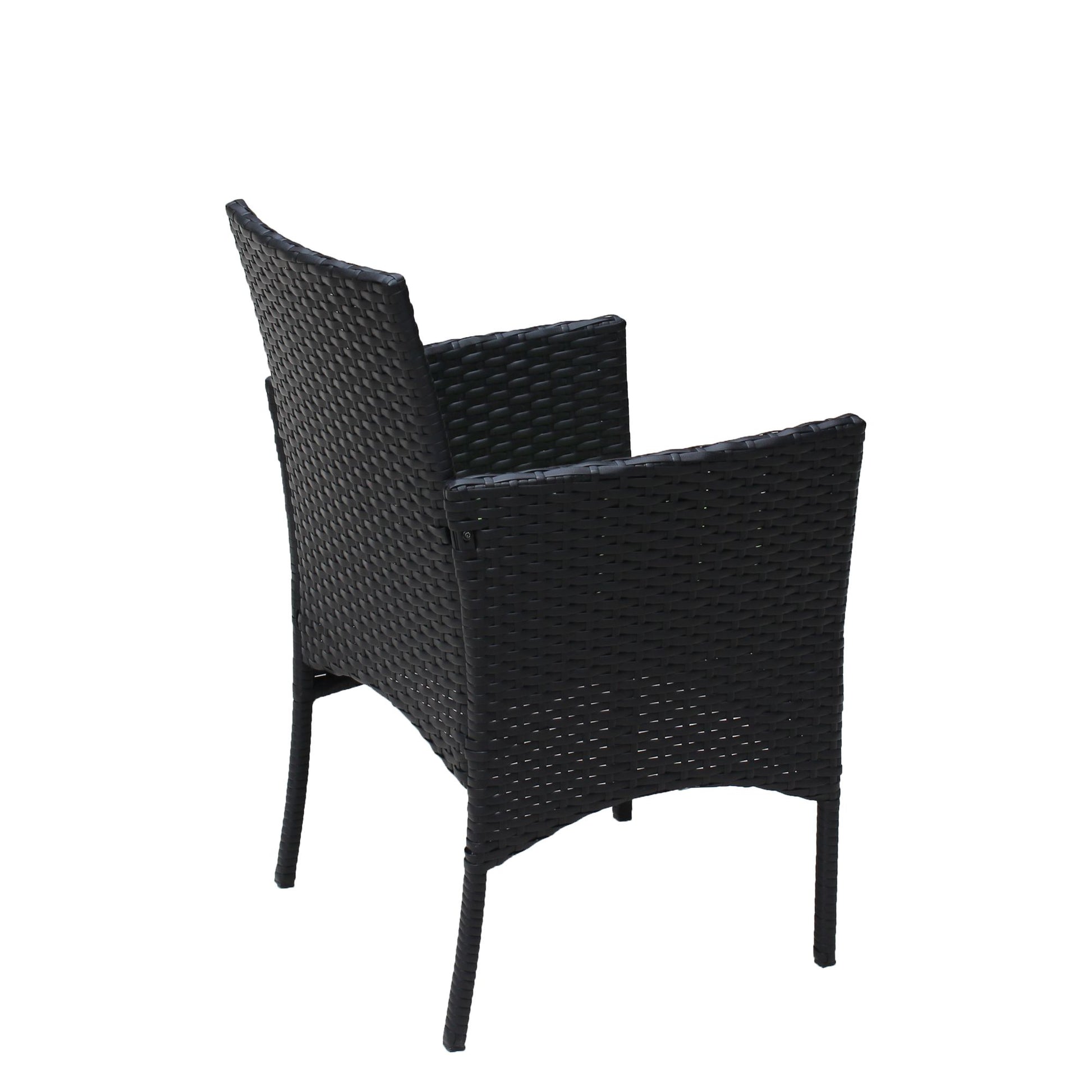 4 PC Rattan Patio Furniture Set Outdoor Patio Cushioned Seat Wicker Sofa - Discount Msrp 