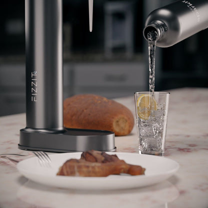 FIZZIT™ Spärklï Carbonated Water Soda Maker with Stainless Steel Bottle – Eco-Friendly, Dishwasher Bottles - Sparkling Water Maker - Discount Msrp 