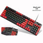 Wired Mechanical KeyboardGaming KeyboardMechanical KeyboardLuminous BacklightPlug and PlayGreen Axis Mechanical Keyboard - Discount Msrp 