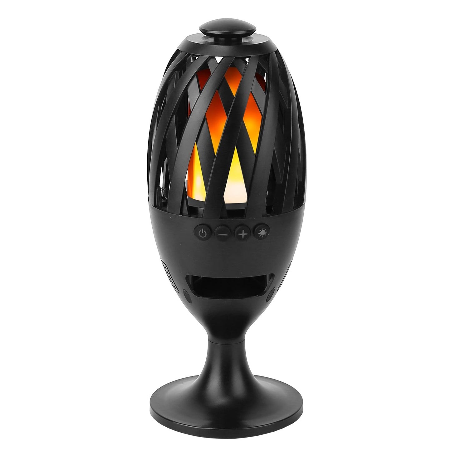 LED Flame Speakers Torch Wireless Speaker Waterproof Stereo Bass Speaker Outdoor Light-Up Speaker Atmosphere LED Flickers Night Light Patio Stake Lights/Lantern for Party Camping - Discount Msrp 