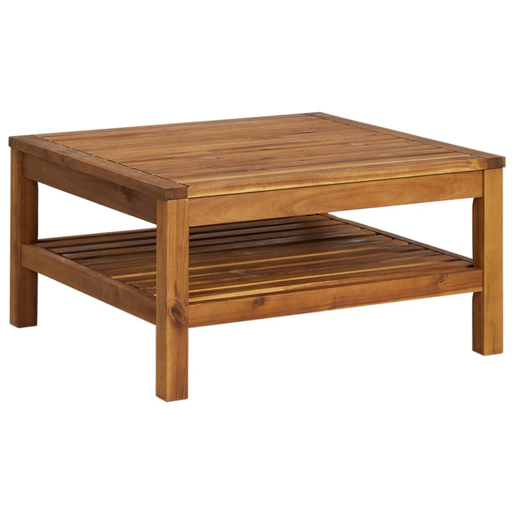 7 Piece Patio Lounge Set with Cushion Solid Acacia Wood - Discount Msrp 