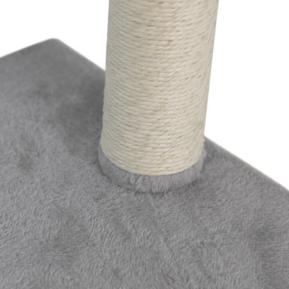 Wall-mounted Cat Tree, Cat Furniture with 2 Cat Condos House, 3 Cat Wall Shelves, 2 Ladder, 1 Cat Perch, Sisal Cat Scratching Posts and Pad - Discount Msrp 