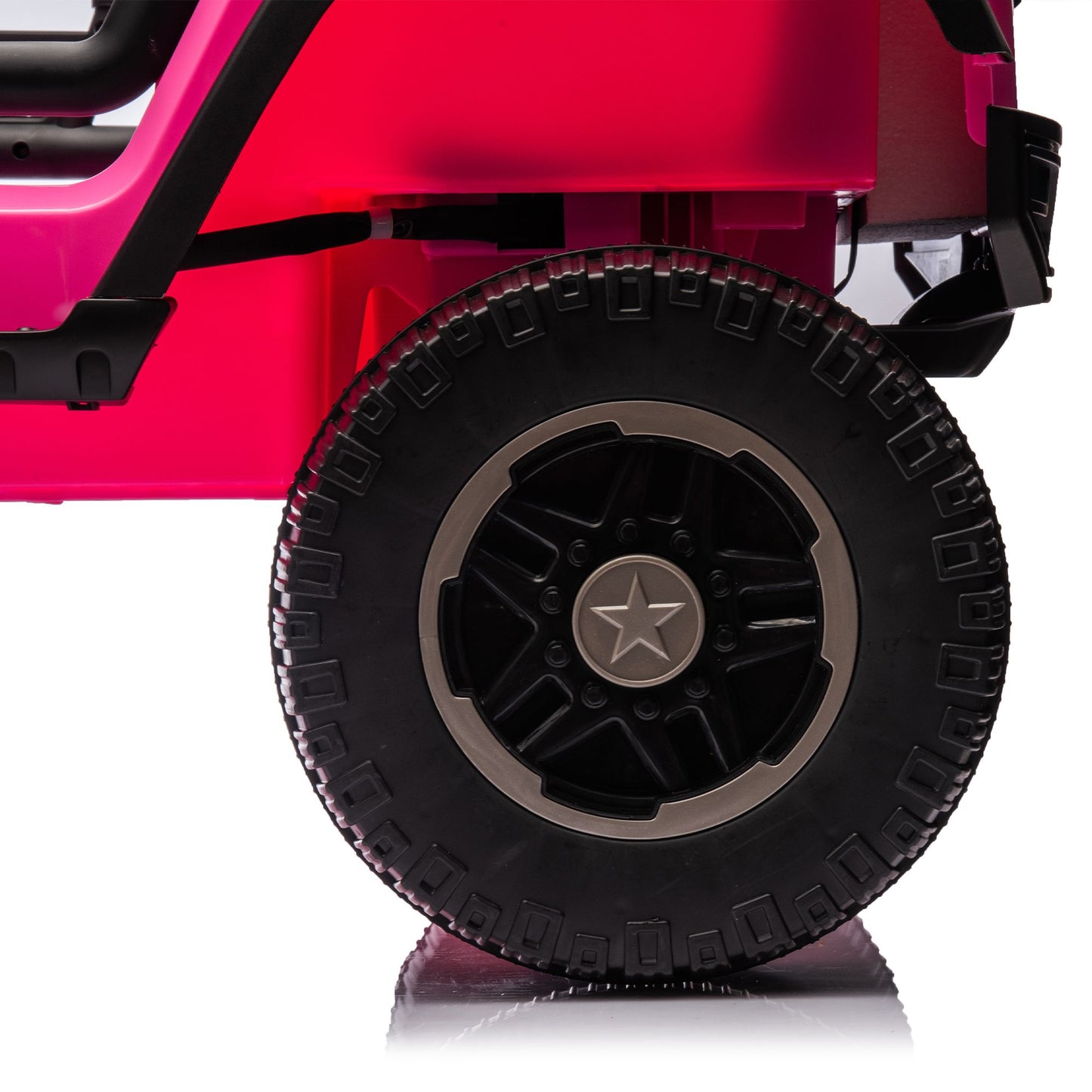 24V Two-Seater Kids Ride On Truck Car W/Parents Control,200w*2,Seat width 20.28in,Four-wheel Suspension,LED Lights,Music,MP3,Bluetooth,Two independent seat belts,Suitable for off-road For Kids Aged 3+ - Discount Msrp 