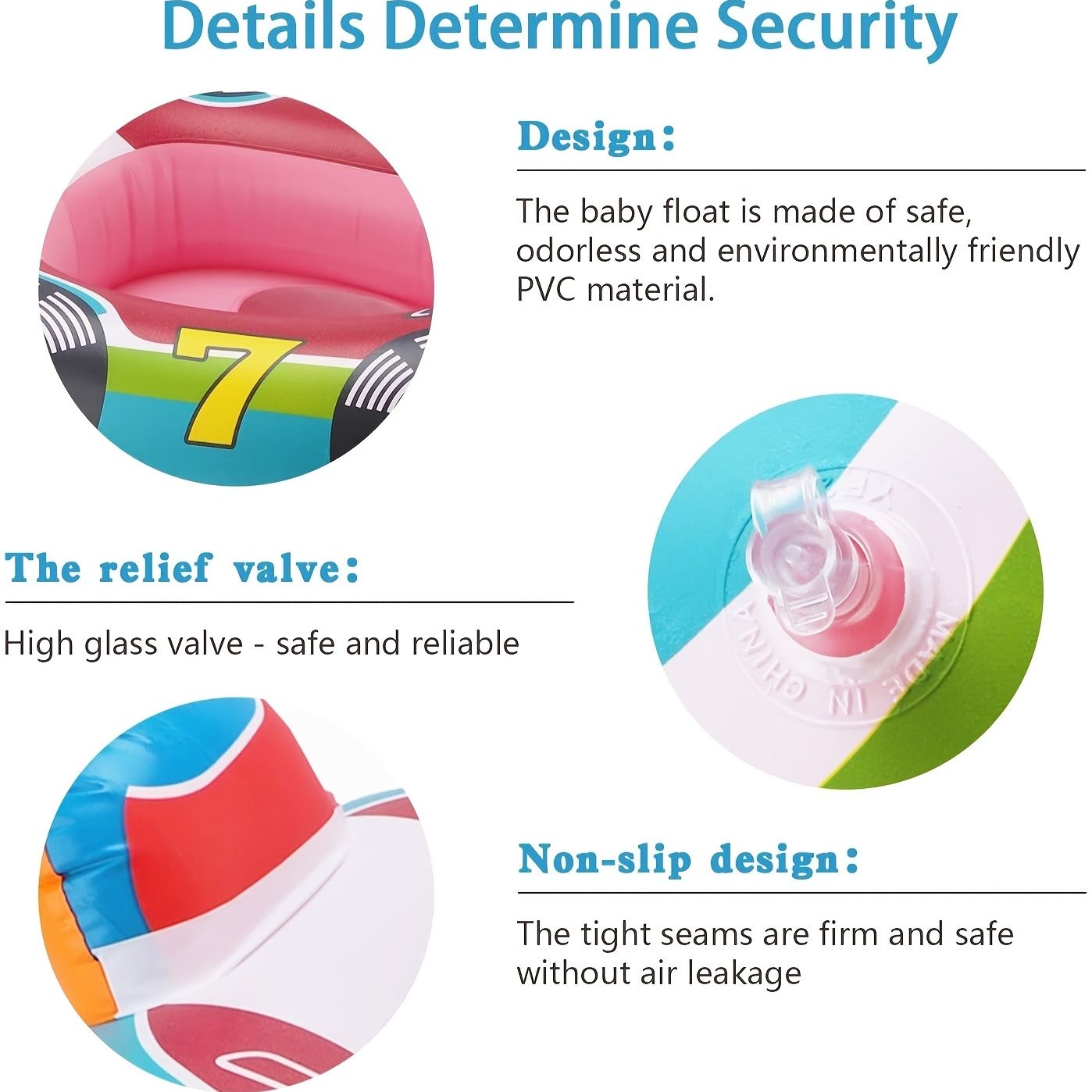 1pc Inflatable Pool Float Seat Boat With Handle; Swimming Ring Toy For Summer Baby Kid Child Toddler - Discount Msrp 