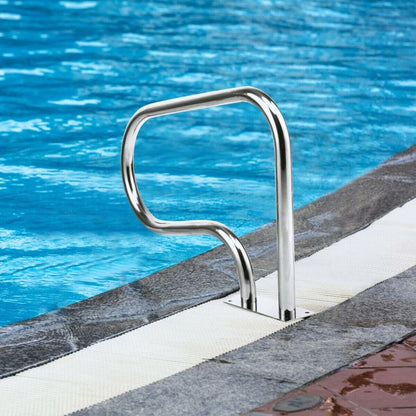 Stainless Steel Swimming Pool Hand Rail with Base Plate - Discount Msrp 