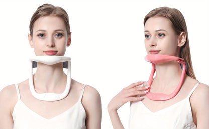 Neck Brace; Cervical Collar Neck Support Brace; Adjustable Anti-Bow Cervical Traction Device For Neck Posture Support Neck Pain Relief; Shoulder And Neck Forward Tilt Support - Discount Msrp 