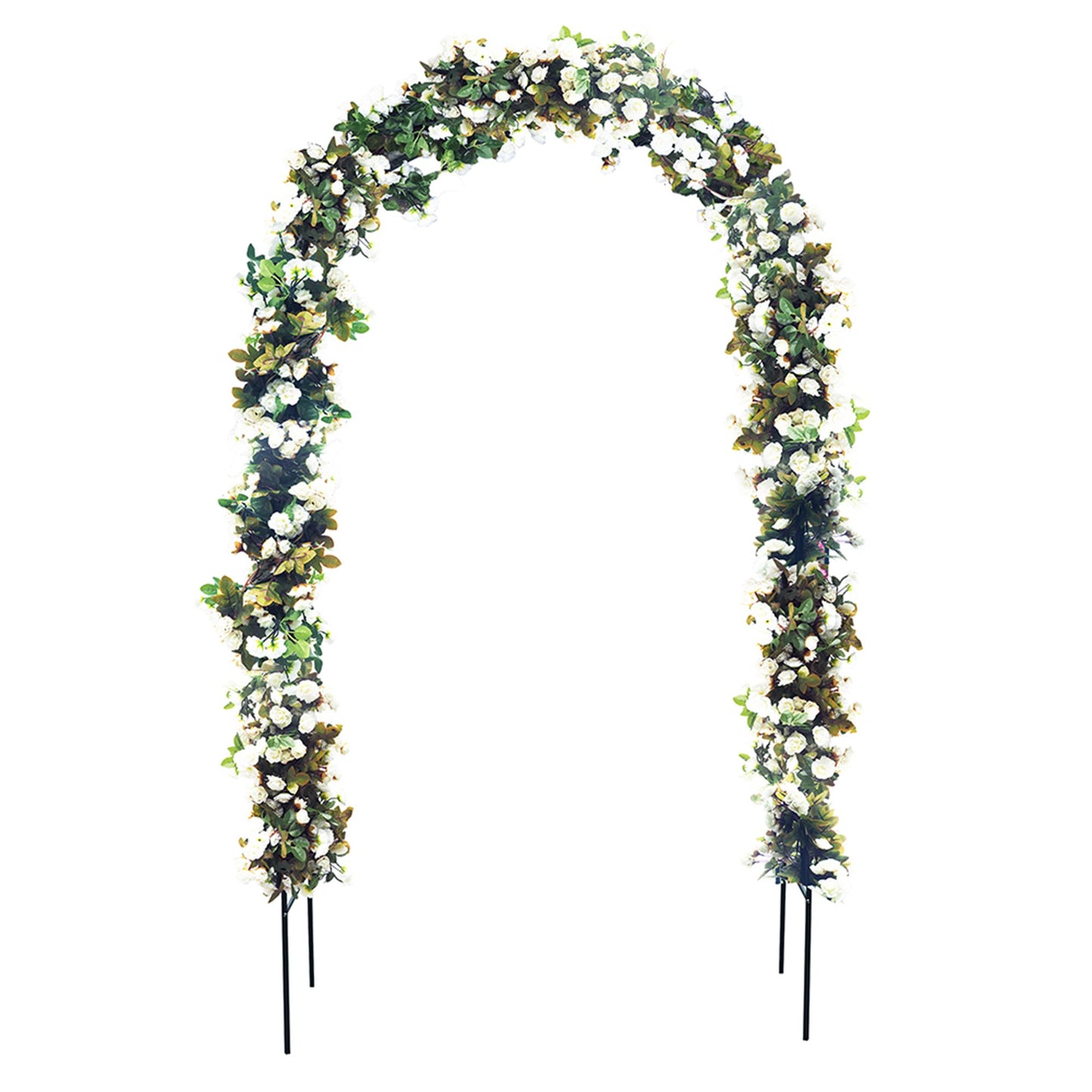 78"H x 45"W Metal Garden Arch Trellis; Adjustable Arbor Trellis for Garden Climbing Plants Support or Wedding Decor - Discount Msrp 