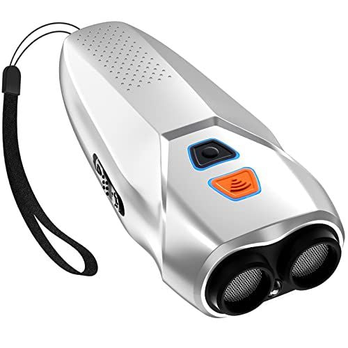 Dog Barking Control Devices Dual Sensor Anti Barking Device with Training/Deterrent Modes Dog Whistle to Stop Barking Ultrasonic Dog Barking Deterrent with LED Flashlight 25 FT Range Rechargeable - Discount Msrp 