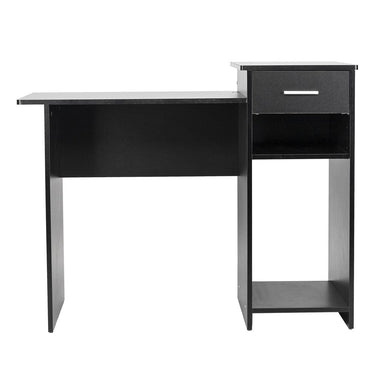 High-quality Integrated Melamine Board Computer Desk with Drawer Black RT - Discount Msrp 