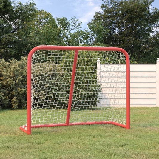 Hockey Goal Red and White 72"x28"x48" Polyester - Discount Msrp 