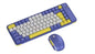 QW06 Office Entertainment Dual Mode Color Keyboard and Mouse Set Wireless Bluetooth Universal Keyboard Girls High-Value Set - Discount Msrp 