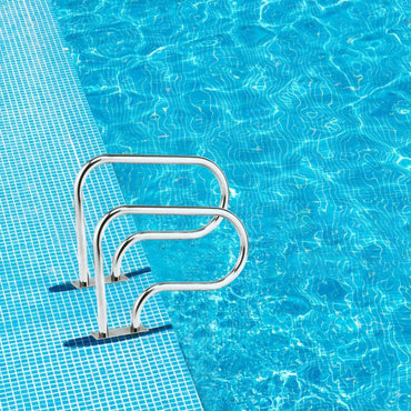 Stainless Steel Swimming Pool Hand Rail with Base Plate - Discount Msrp 