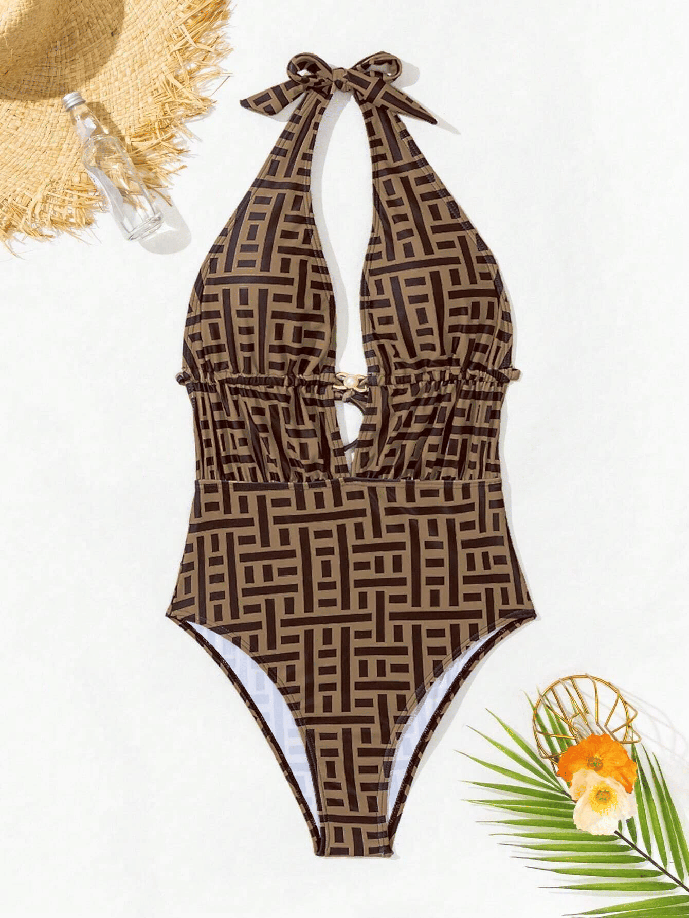 Fashionable one-piece women's bikini swimsuit - Discount Msrp 