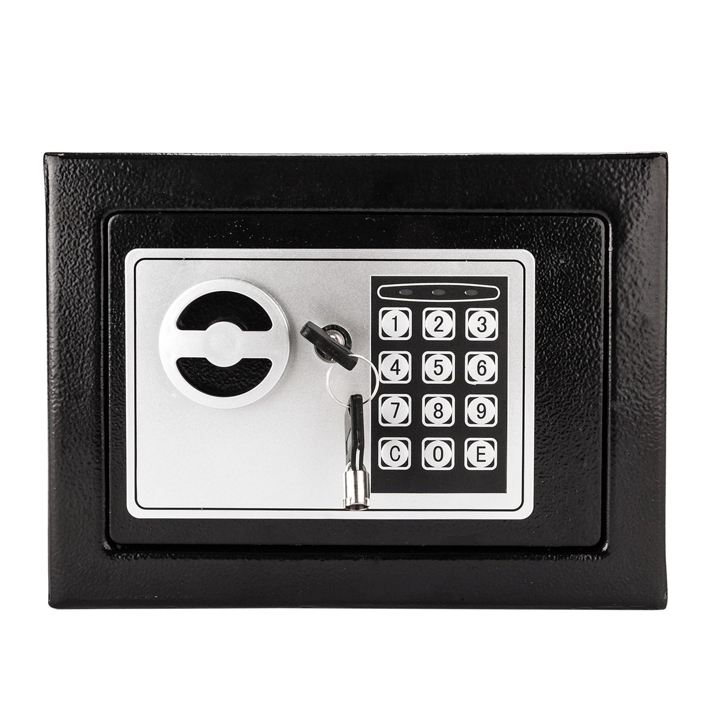 17E Home Use Electronic Password Steel Plate Safe Box Black - Discount Msrp 