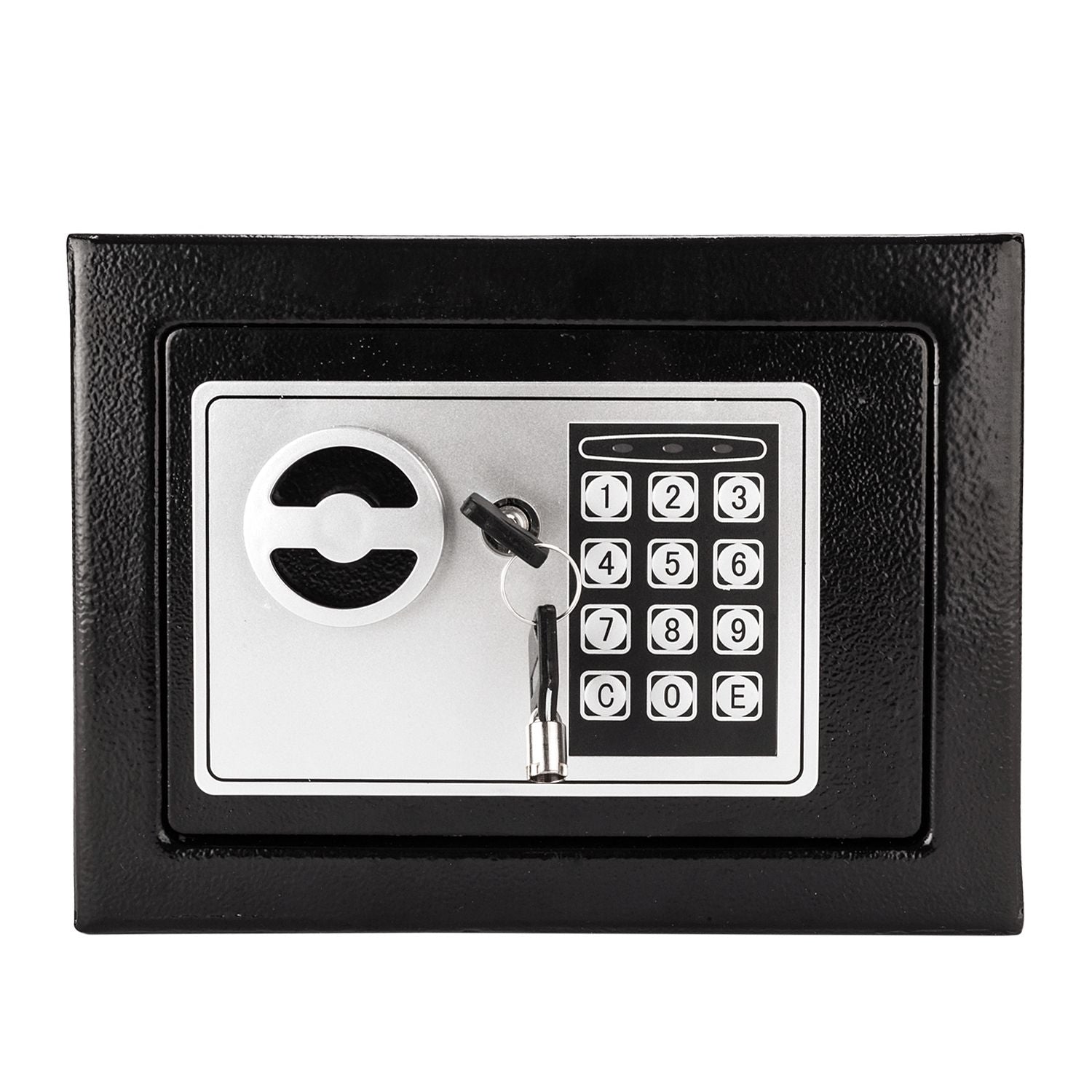 17E Home Use Electronic Password Steel Plate Safe Box Black - Discount Msrp 