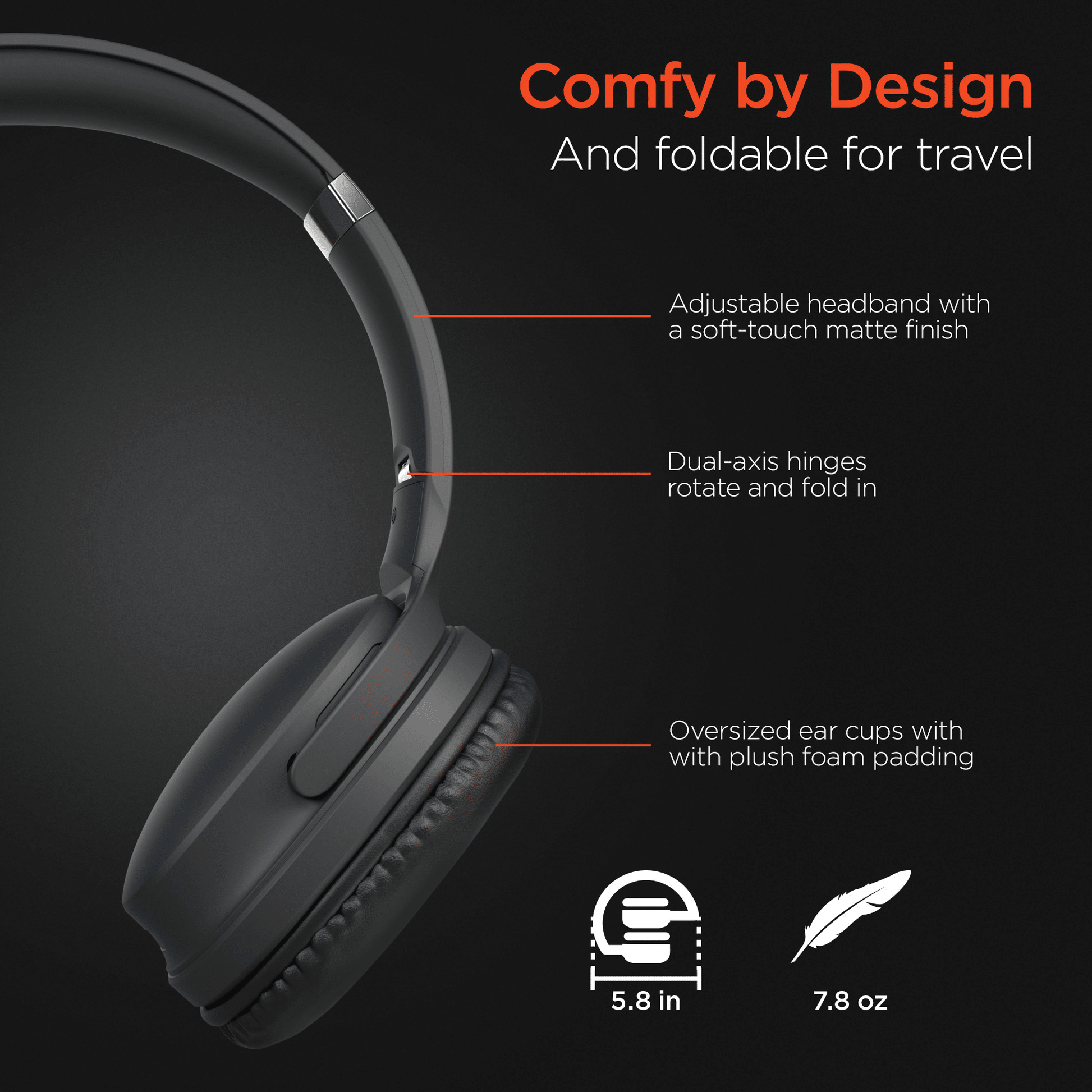 HyperGear Flip 2-in-1 Headphones Plus Speaker - Discount Msrp 