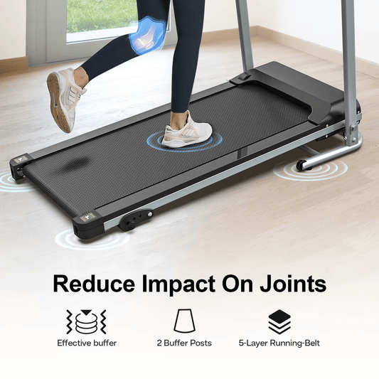 Home Folding Treadmill With Pulse Sensor - Discount Msrp 