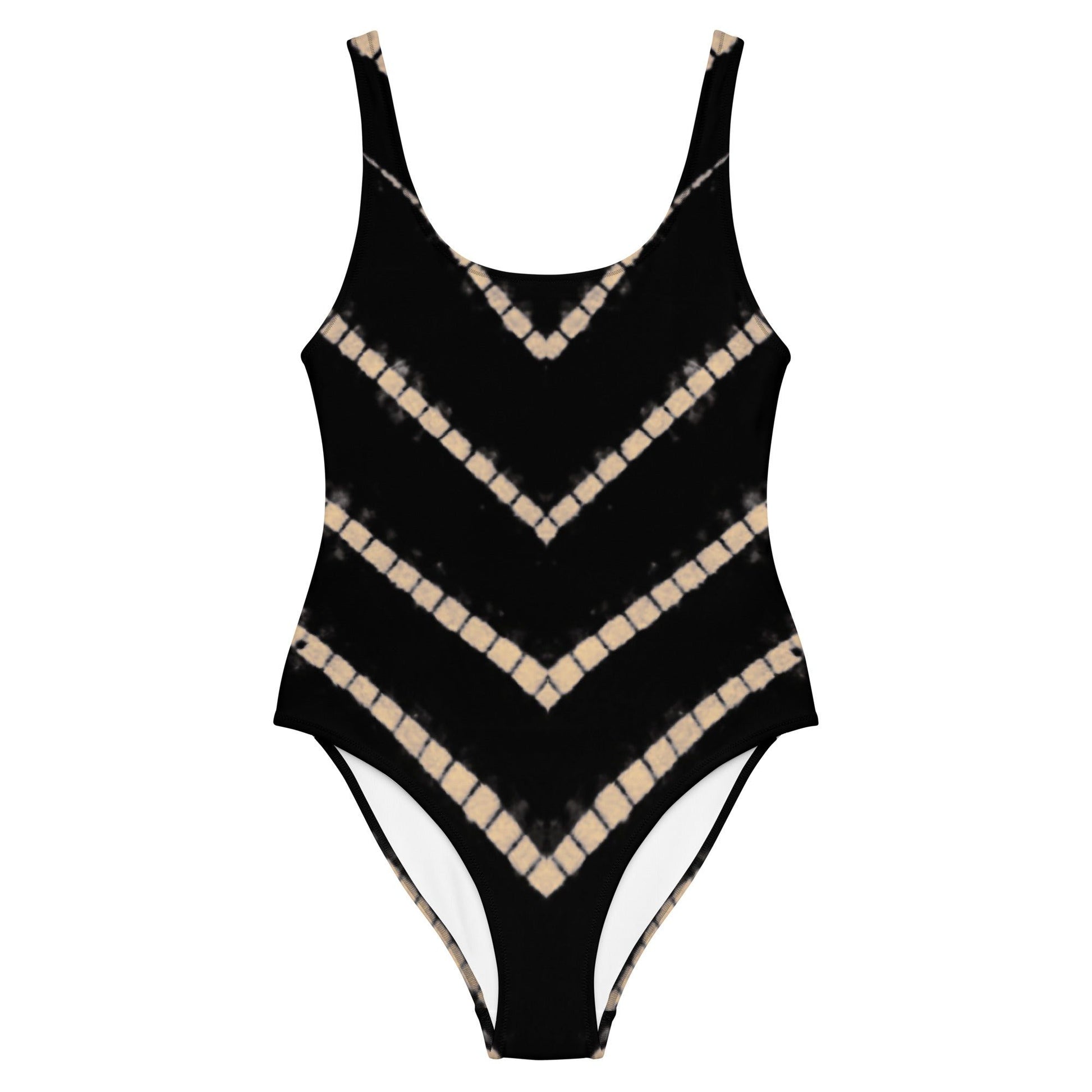 Lyra One Piece Swimsuit in Black Shibori - Discount Msrp 