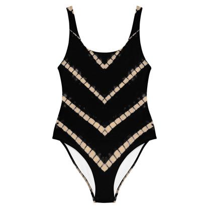 Lyra One Piece Swimsuit in Black Shibori - Discount Msrp 