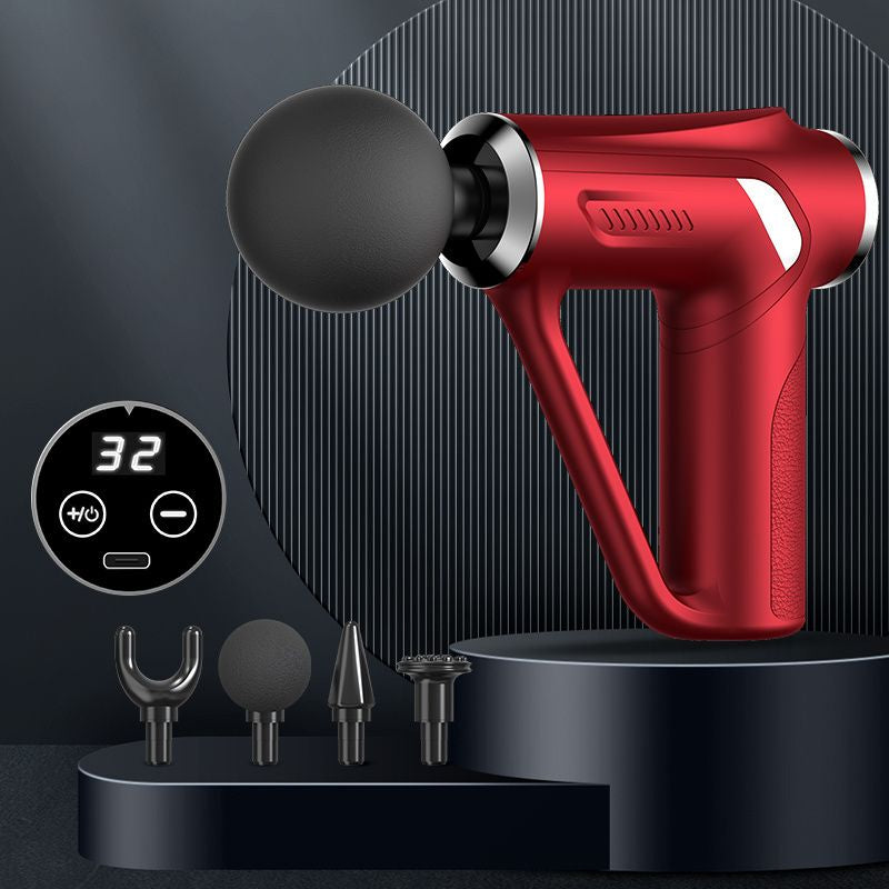 1pc Tricep Gun Deep Muscle Massage Relax Outdoor Fitness Equipment Shock Full Body Massager Electric Massage Gun - Discount Msrp 