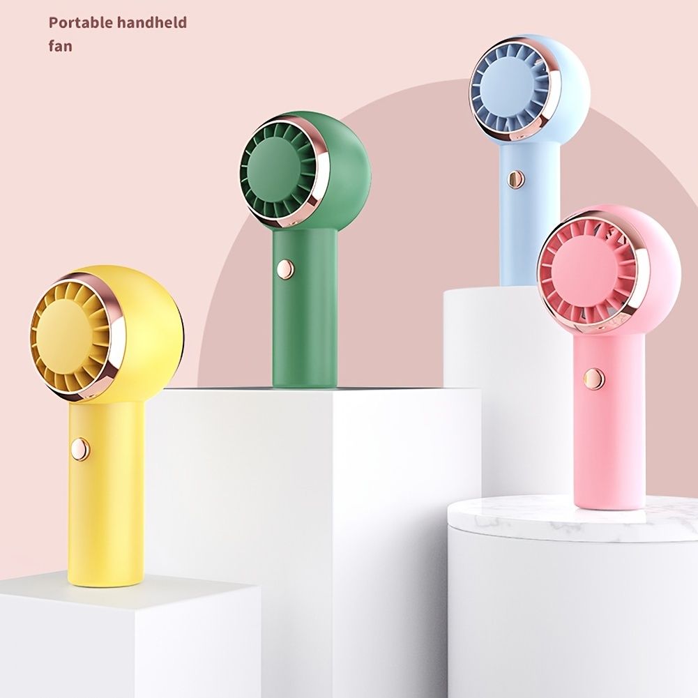 1pcs Mini Portable Fan Handheld Portable Fan; USB Rechargeable; 3 Speed Personal For Kids Girls Women Men Home Office Indoor Office Outdoor Travel - Discount Msrp 