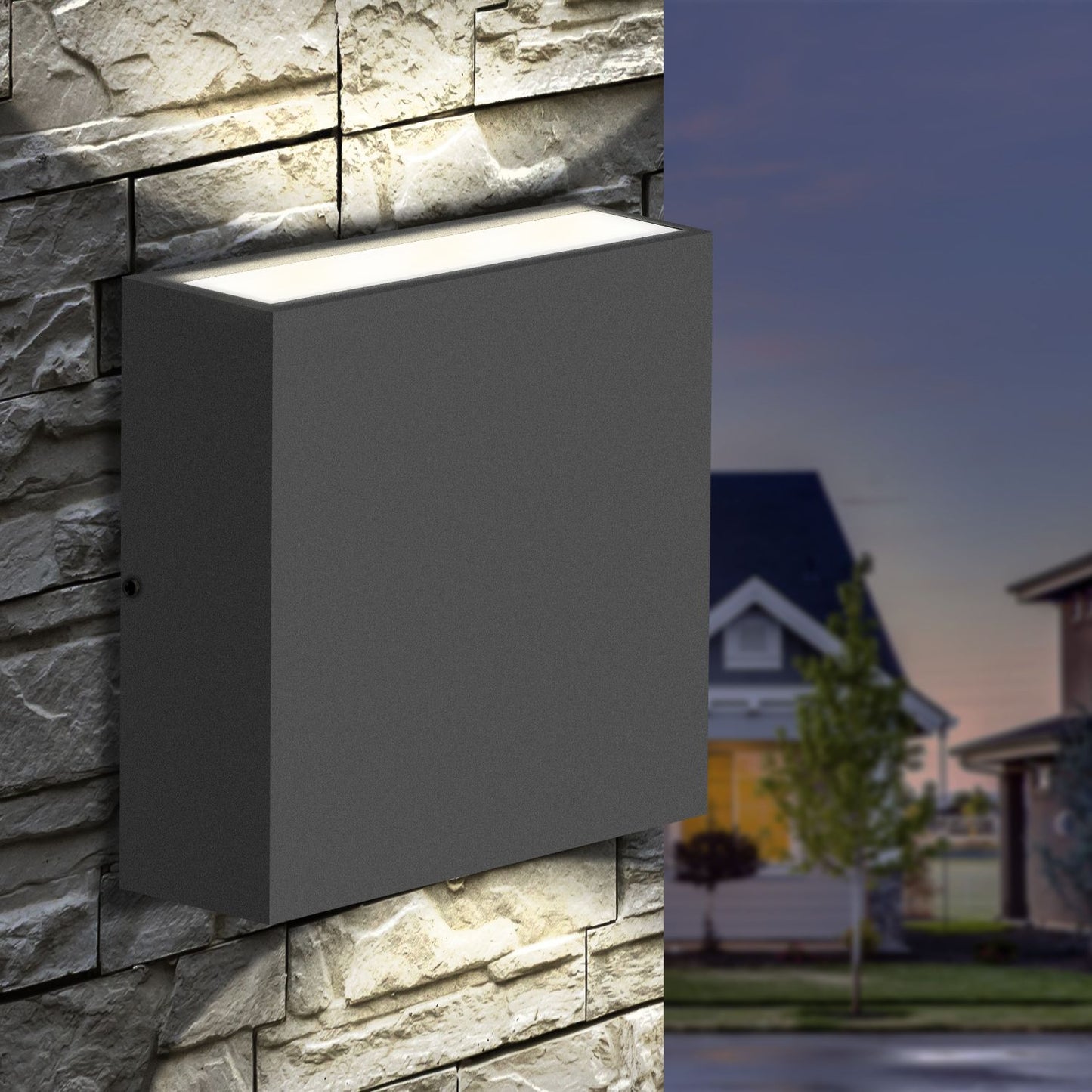 inowel Wall Lights Outdoor Wall Sconce Waterproof Outdoor Wall Lamps Up and Down Lighting Exterior Sconces Porch Lantern 19802 - Discount Msrp 
