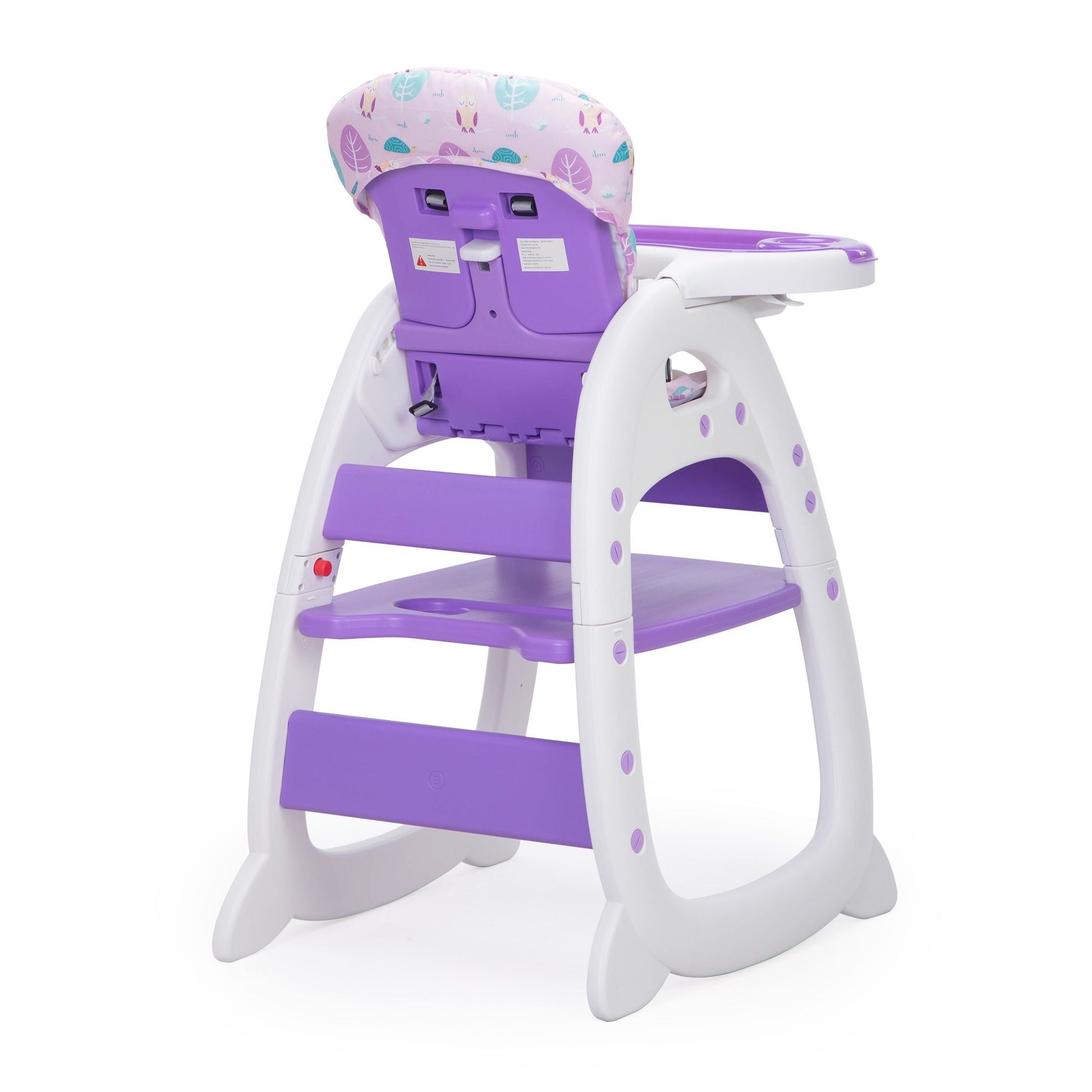 Multipurpose Adjustable Highchair,Children's dining chair for Baby Toddler Dinning Table with Feeding Tray and 5-Point Safety Buckle XH - Discount Msrp 