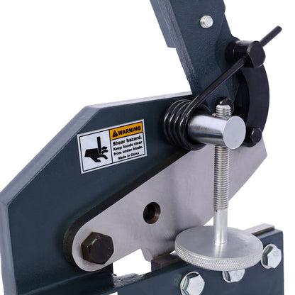 Industrial 5-Inch Sheet Metal Plate Shear, Solid Construction Mounting Type Metal Shear, High Precision Manual Hand Plate Shear - Discount Msrp 