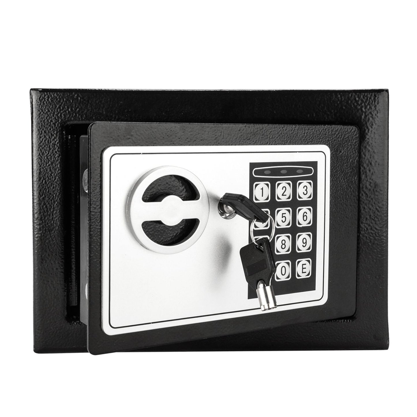 17E Home Use Electronic Password Steel Plate Safe Box Black - Discount Msrp 