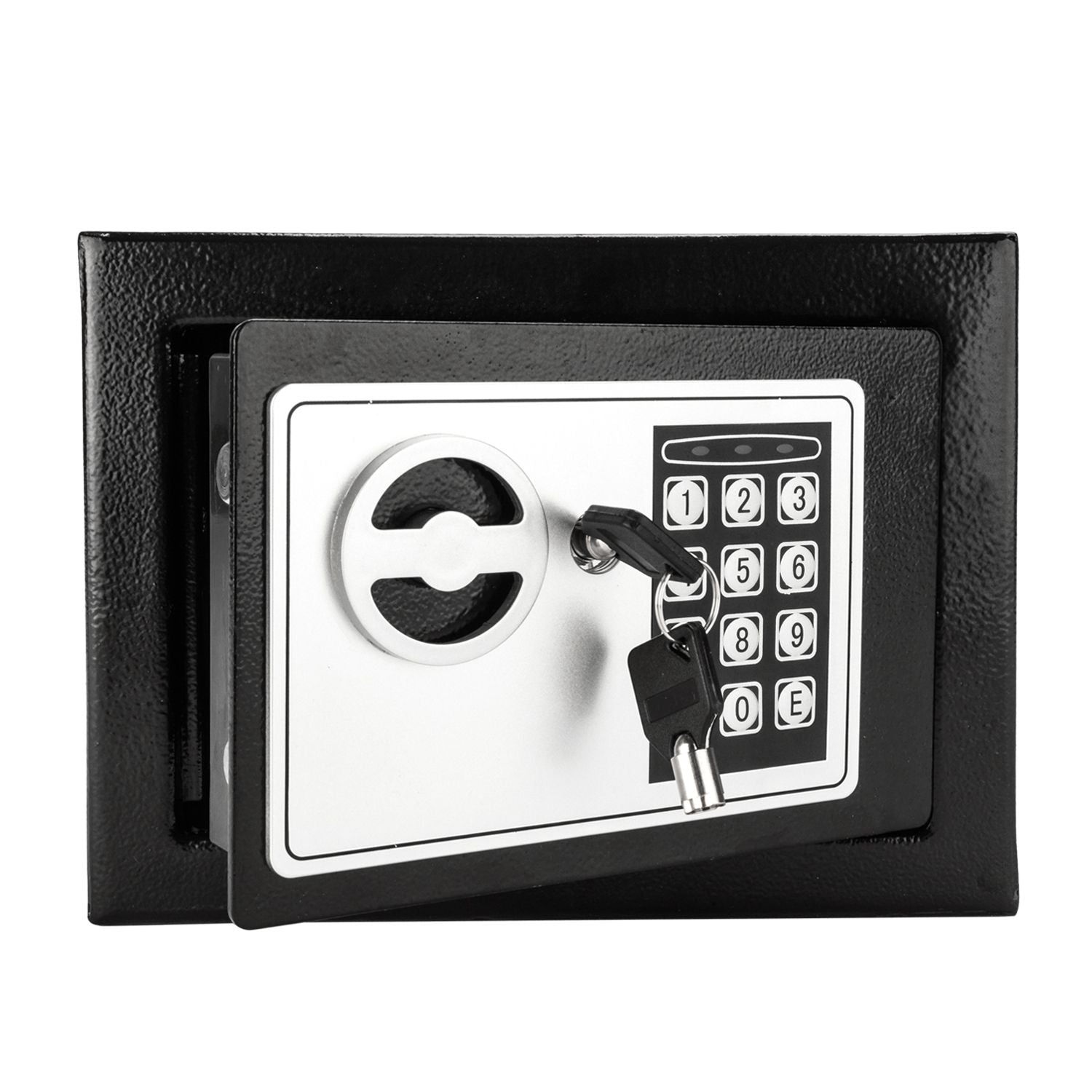 17E Home Use Electronic Password Steel Plate Safe Box Black - Discount Msrp 